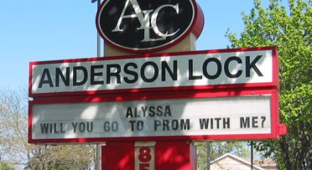 Anderson Lock Sign