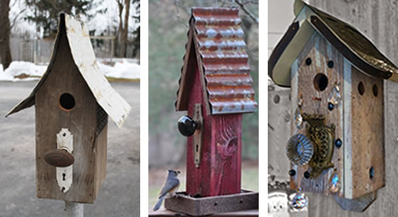 Doorknob Birdhouses