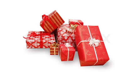 Wrapped gifts