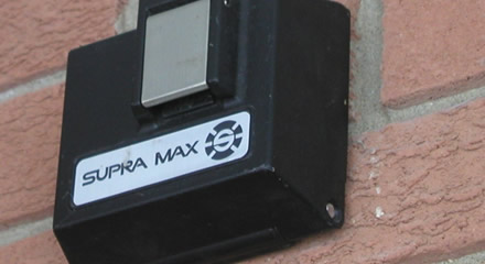 Keybox on wall