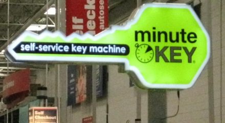 Key Machine sign