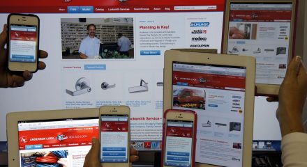 Anderson Lock Mobile Website