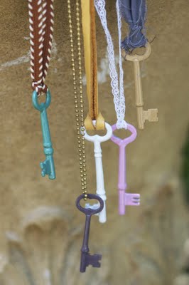 Charming Collection of Colorful Skeleton Keys