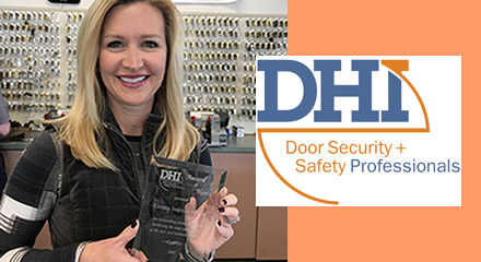 Anderson Lock DHI door security award