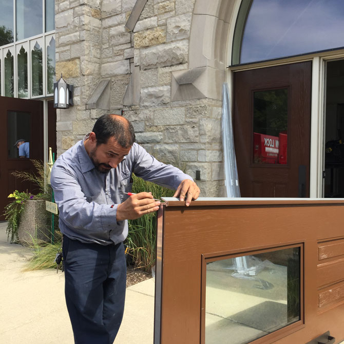 Illinois door frame installation