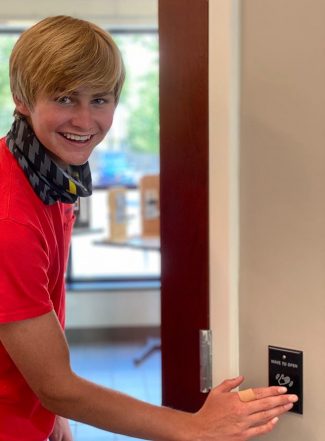 Will Anderson Activating Door Through Touch-Free Sensor