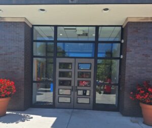 Historic doorway evaluated for access control retrofit